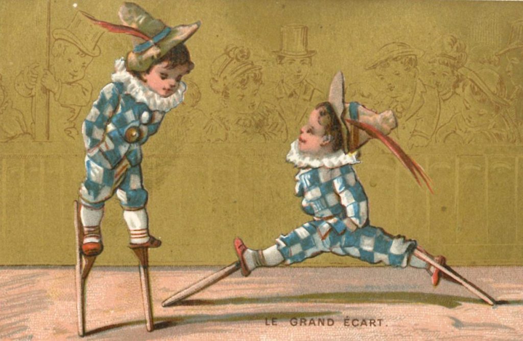 アンティークのクロモス＆ボンマルシェカードはアイデアの宝庫